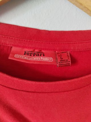 Camiseta Ferrari Roja Talla S