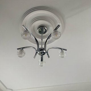 Lámparas de techo moderna metal y cristal