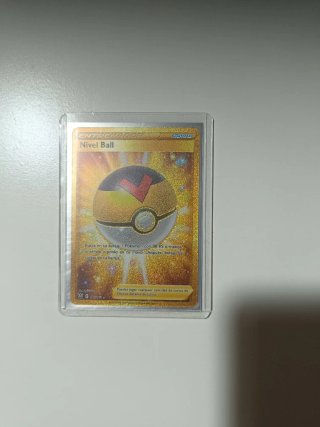Carta Pokémon Entrenador Nivel Ball Oro