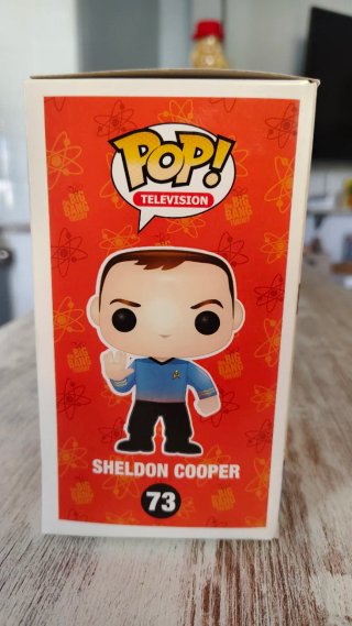 Funko Pop Sheldon Cooper Star Trek 73