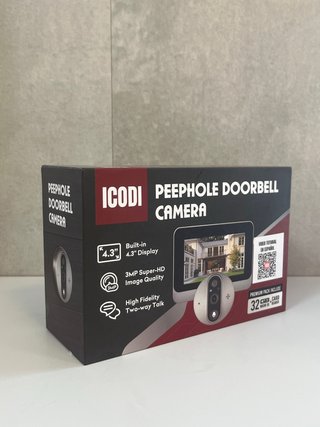 ICODI Mirilla Digital WiFi Puerta Grabadora