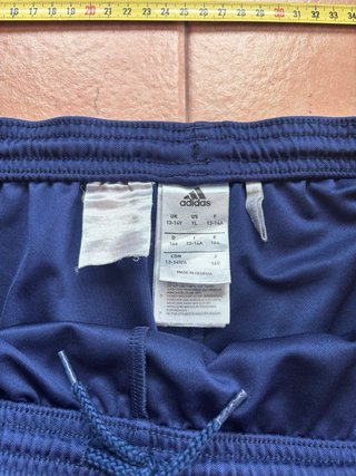 Pantalón Corto Adidas Azul Talla 13-14