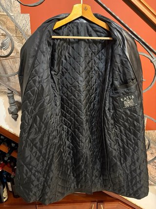 Giacca trench lunga vera pelle di qualità vintage