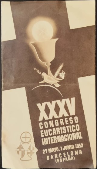 Folleto XXXVCongreso Eucarístico Internacional BCN