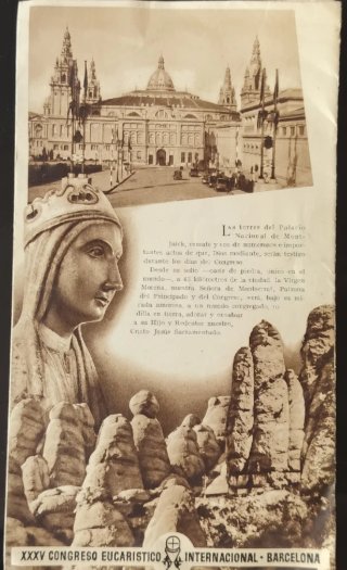 Folleto XXXVCongreso Eucarístico Internacional BCN