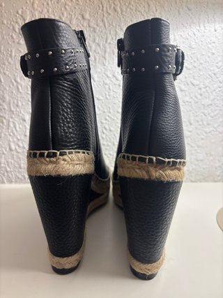 Sandalias cuña Givenchy Talla 41 Negras/Beige
