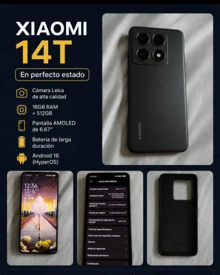 Xiaomi 14T 512GB Negro