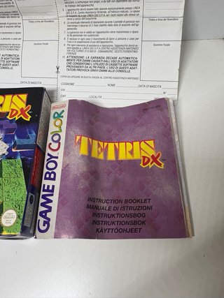 Scatola Tetris DX Nintendo Game Boy Color