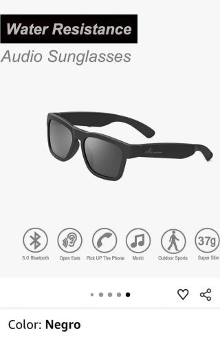 Gafas Sol Bluetooth Música Manos Libres