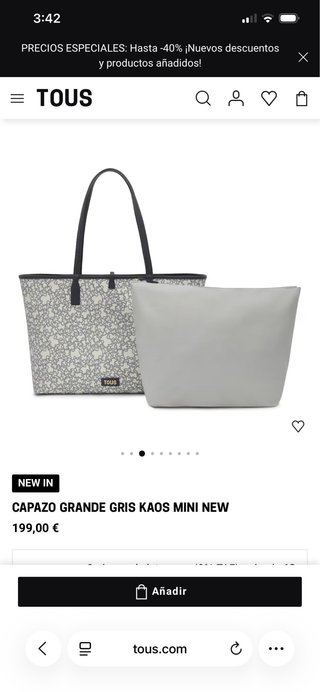 Bolso Tous Beige y Gris