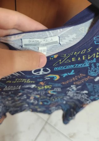 T-shirt Piazza Italia ragazzo stampa grafiche