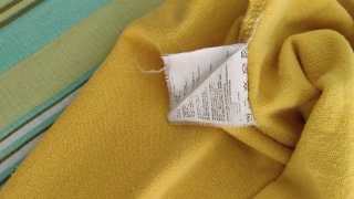 Datch Camiseta Hombre Manga Larga Amarilla Azul