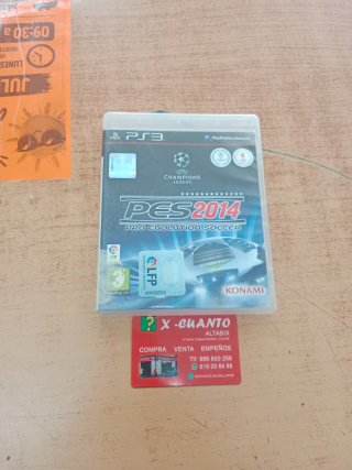 JUEGO PS3 PES 2014 PRO EVOLUTION SOCCER 2014