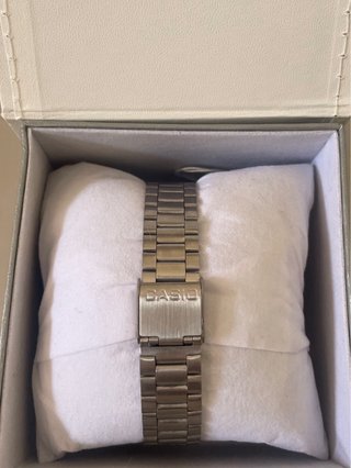 Reloj Casio Vintage Plateado y Verde Menta