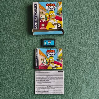 Los Simpsons Road Rage GBA Game Boy Advance