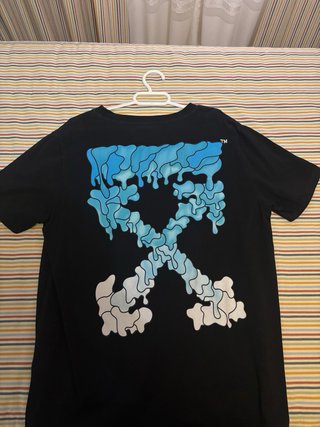 Off-White Camiseta Negra Talla M