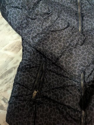 Abrigo niña estampado leopardo