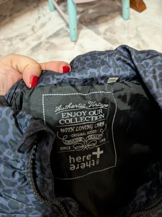 Abrigo niña estampado leopardo