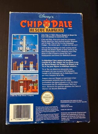 Chip 'n Dale Rescue Rangers NES