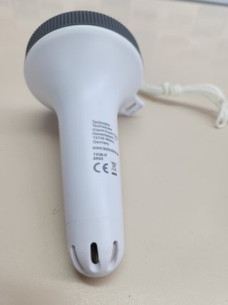 Termómetro inalámbrico para piscina con base digital para lectura de datos, temperatura interior, temperatura del agua, humedad del aire, piscina, estanque, instalación exterior, techno line WS9059