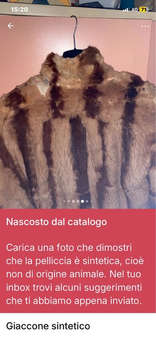 Giacca double-face vintage  Lapen da un lato