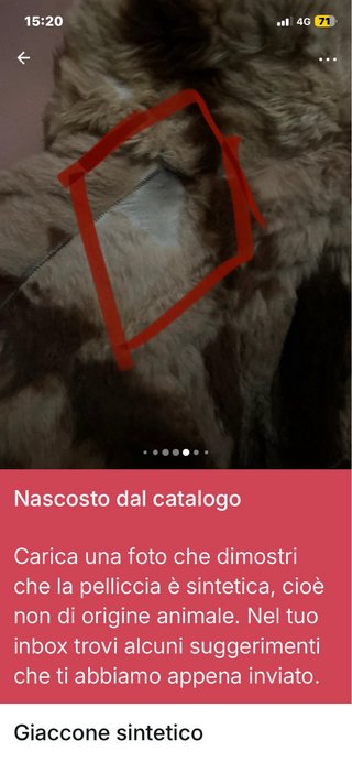 Giacca double-face vintage  Lapen da un lato