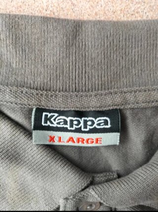 Kappa Grey Polo Shirt. Size XL