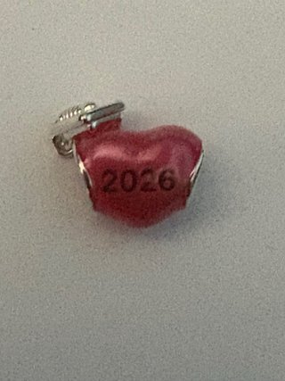 Pulsera rígida corazón 2026 plata