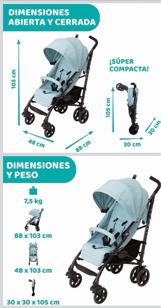 Chicco Liteway 4 Silla bebe plegable Paraguas