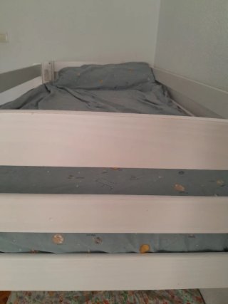 Cama litera blanca
