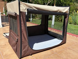 Transportín (o tienda) blando XL para mascotas