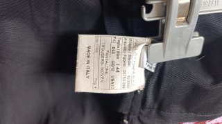 Pantaloni Paol neri skinny ricamati