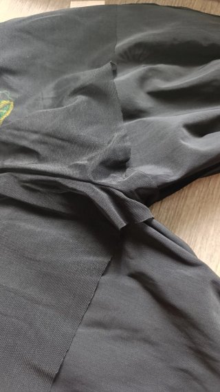 Pantaloni Paol neri skinny ricamati