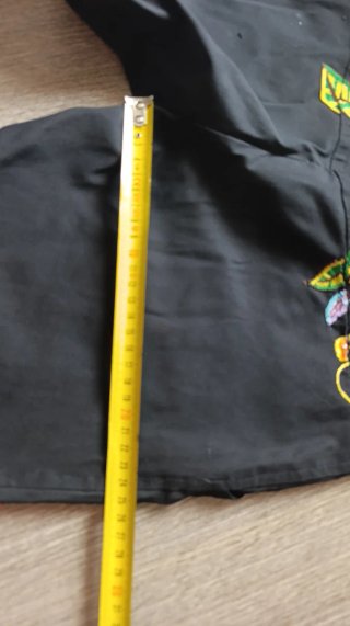 Pantaloni Paol neri skinny ricamati