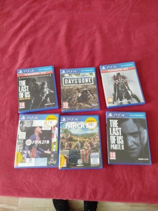 Lote 6 Juegos PS4