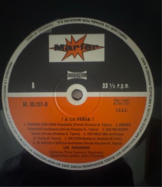 Vinilo Los Choqueros - Sevillanas y Rumbas