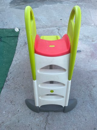 Tobogán Smoby Verde y Rojo