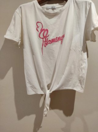 Camiseta EARL JEAN Flamingo Talla M