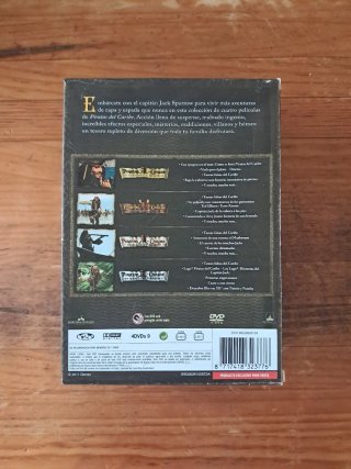 Colección 4 Películas Piratas del Caribe DVD ‼️