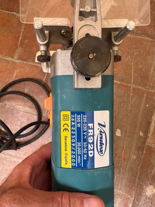 Fresadora de mano Virutex FR92D Muy poco uso