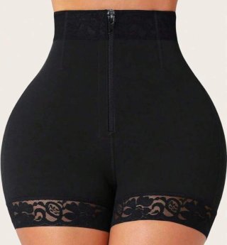 Faja Short Moldeadora Mujer Cremallera Encaje