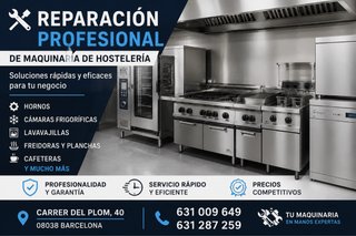 Reparación Profesional de Maquinaria Hostelería
