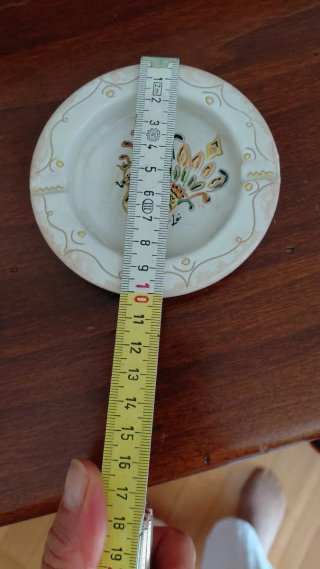 Posacenere in ceramica decorato