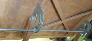 Tavolo Disegno Tecnigrafo Legno Vintage Anni '40
