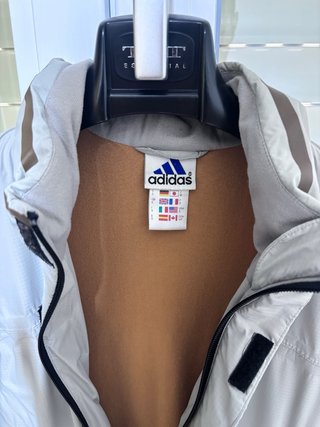 Giacca Adidas tecnica grigia taglia S unisex