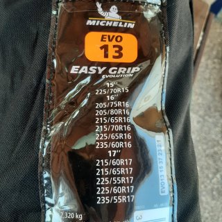 Cadenas Nieve Michelin Easy Grip Evo13