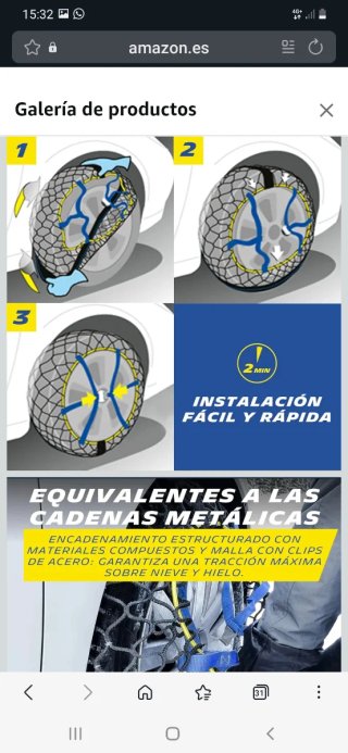 Cadenas Nieve Michelin Easy Grip Evo13