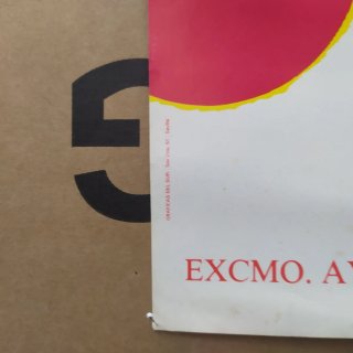 Cartel Feria Sevilla 1984 Original modelo rojo