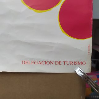 Cartel Feria Sevilla 1984 Original modelo rojo