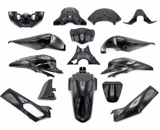 KIT PLÁSTICOS CARENADO HONDA SH 125-150 NEGRO